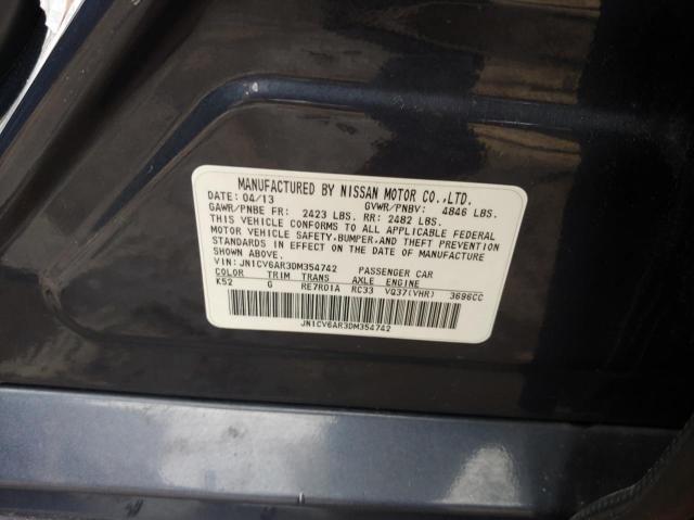 Photo 10 from auction – 2013 INFINITI G37 with VIN JN1CV6AR3DM354742