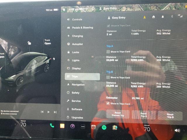 Photo 9 from auction – 2021 TESLA MODEL 3 with VIN 5YJ3E1EA0MF042990