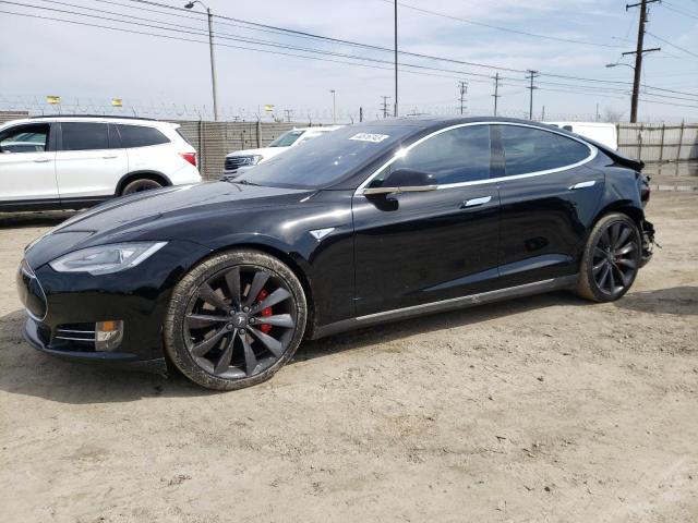 TESLA MODEL S 2014 with VIN 5YJSA1H27EFP63708 - Photo from auction