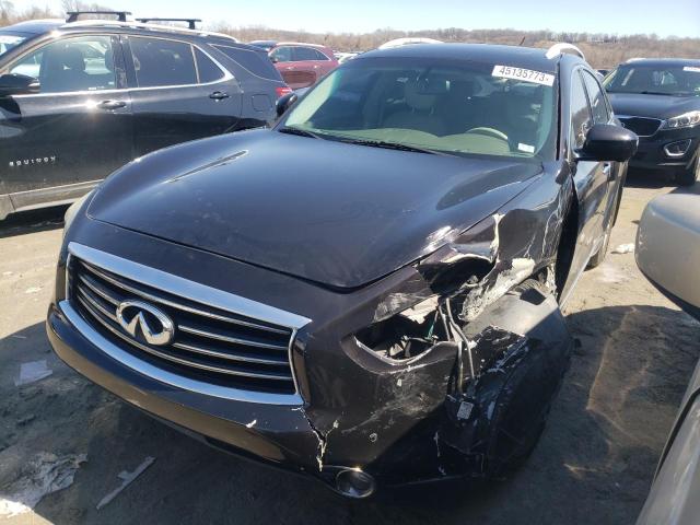 INFINITI FX37 2013 with VIN JN8CS1MW6DM172614 - Photo from auction