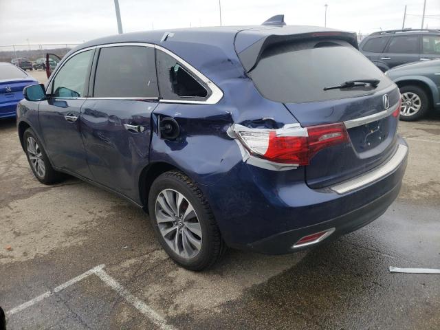 Photo 2 from auction – 2015 ACURA MDX TECHNO with VIN 5FRYD4H49FB009374
