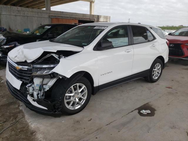 CHEVROLET EQUINOX LS 2022 with VIN 3GNAXHEVXNS165080 - Photo from auction