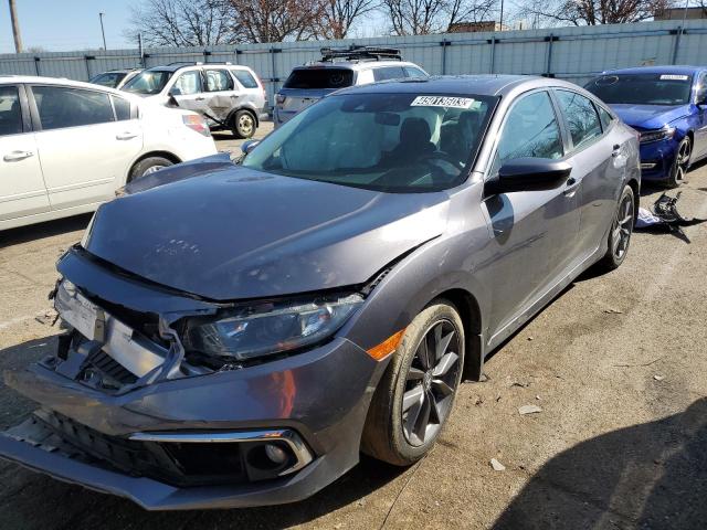 HONDA CIVIC EX 2020 with VIN 19XFC1F38LE005483 - Photo from auction