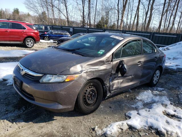 HONDA CIVIC LX 2012 with VIN 2HGFB2F54CH508945 - Photo from auction