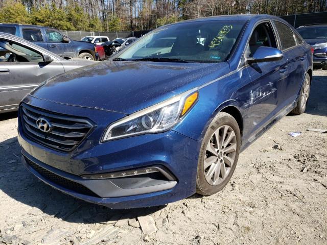 HYUNDAI SONATA SPO 2016 with VIN 5NPE34AF3GH435034 - Photo from auction