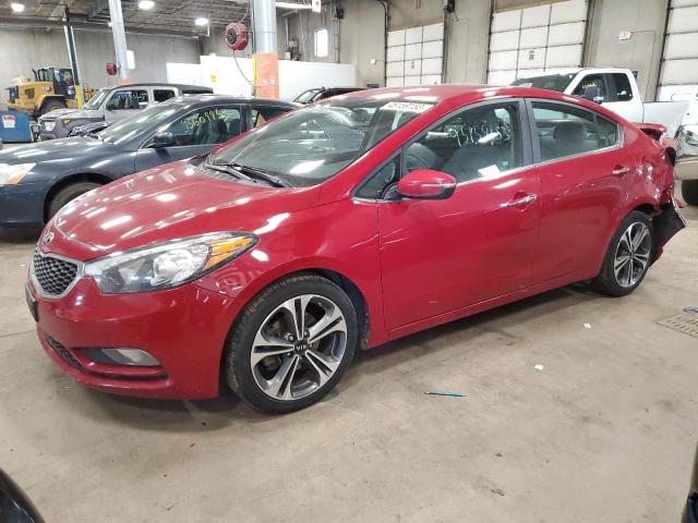 KIA FORTE EX 2015 with VIN KNAFX4A85F5305701 - Photo from auction
