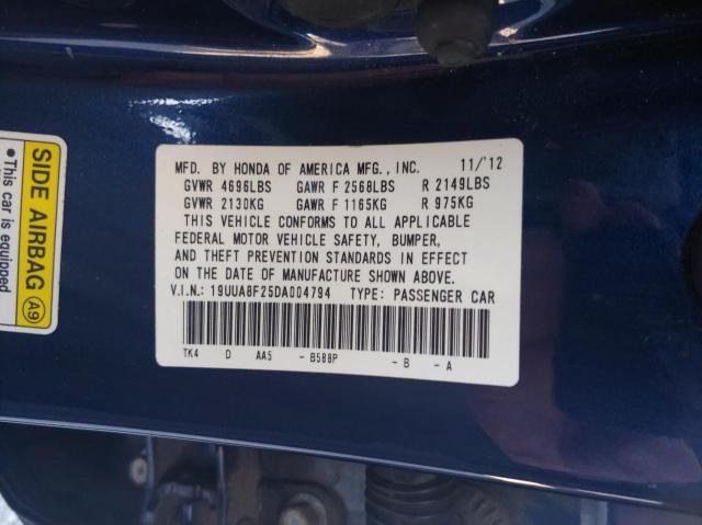Photo 10 from auction – 2013 ACURA TL with VIN 19UUA8F25DA004794