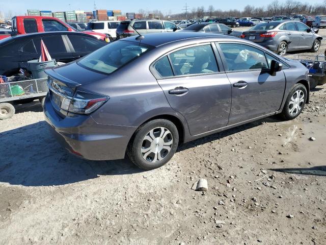 Photo 3 from auction – 2014 HONDA CIVIC HYBR with VIN 19XFB4F26EE002225