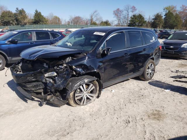 HONDA PILOT EXL 2017 with VIN 5FNYF6H64HB066741 - Photo from auction