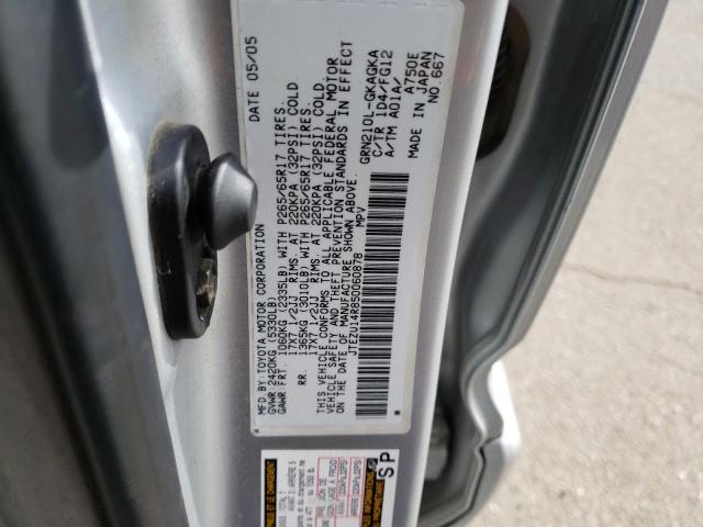 Photo 14 from auction – 2005 TOYOTA 4RUNNER SR with VIN JTEZU14R850060878