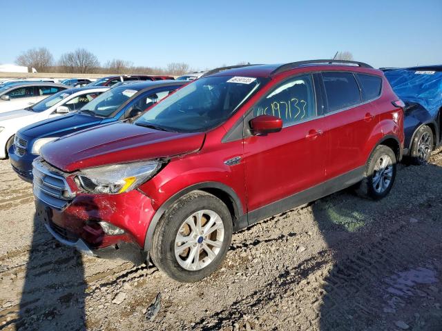 FORD ESCAPE SEL 2018 with VIN 1FMCU9HD3JUB30180 - Photo from auction