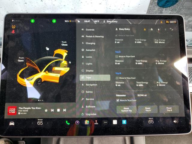 Photo 9 from auction – 2021 TESLA MODEL 3 with VIN 5YJ3E1EAXMF986411