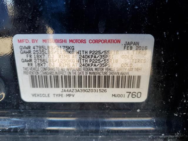 Photo 14 from auction – 2016 MITSUBISHI OUTLANDER with VIN JA4AZ3A39GZ031526