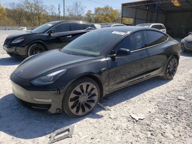 TESLA MODEL 3 2021 with VIN 5YJ3E1EC7MF036993 - Photo from auction