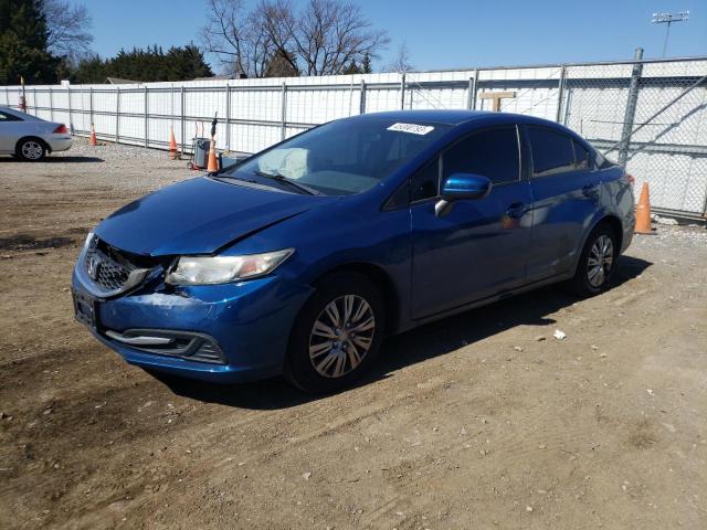 HONDA CIVIC LX 2014 with VIN 2HGFB2F55EH517981 - Photo from auction
