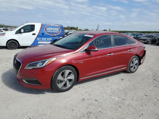 HYUNDAI SONATA HYB 2016 with VIN KMHE34L10GA017650 - Photo from auction