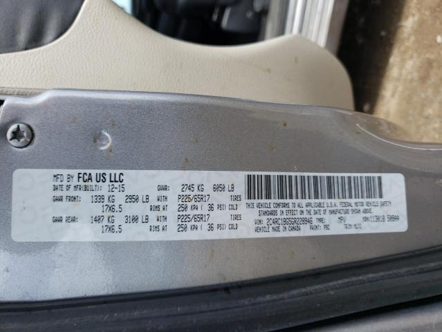 Photo 14 from auction – 2016 CHRYSLER TOWN & COU with VIN 2C4RC1BG5GR228946