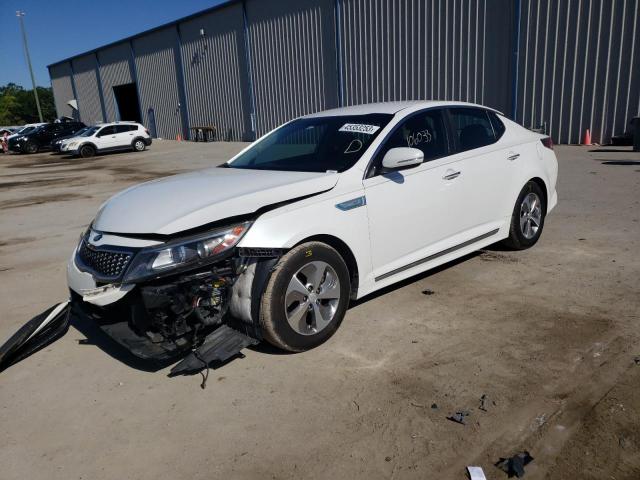 KIA OPTIMA HYB 2016 with VIN KNAGM4AD7G5095470 - Photo from auction
