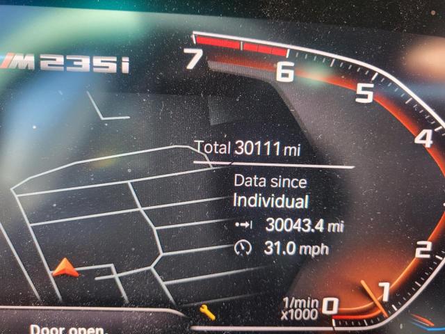 Photo 9 from auction – 2020 BMW M235XI with VIN WBA13AL0XL7F95755