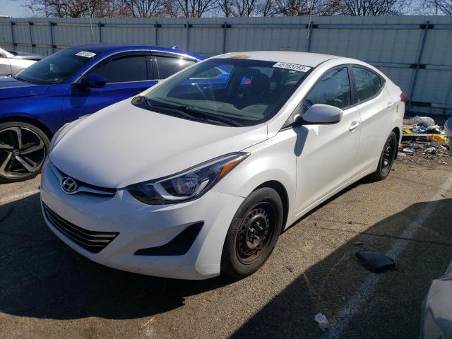 HYUNDAI ELANTRA SE 2016 with VIN 5NPDH4AE8GH721255 - Photo from auction