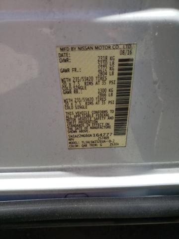 Photo 14 from auction – 2016 NISSAN MURANO S with VIN 5N1AZ2MG6GN164777