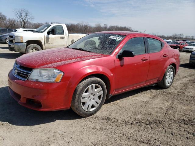 DODGE AVENGER SE 2013 with VIN 1C3CDZAB9DN653350 - Photo from auction