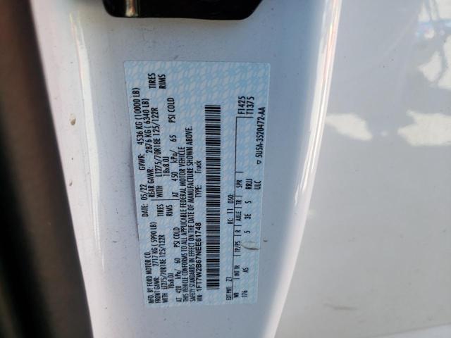Photo 10 from auction – 2022 FORD F250 SUPER with VIN 1FT7W2B67NEE61748