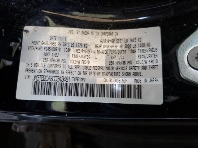 Photo 14 from auction – 2012 MAZDA CX-9 with VIN JM3TB2CA8C0343481