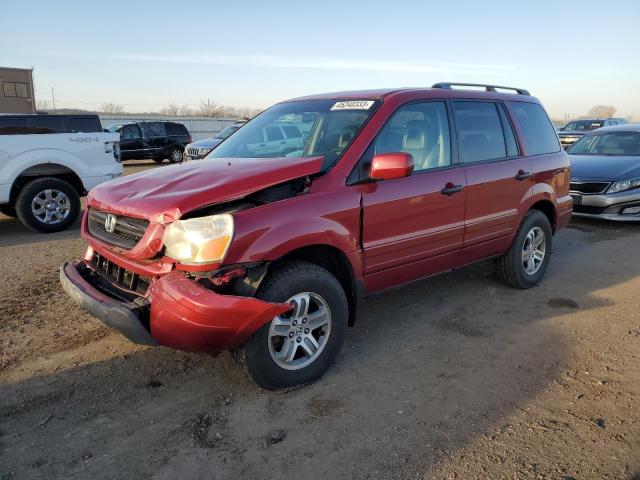 HONDA PILOT EXL 2003 with VIN 2HKYF18573H614610 - Photo from auction