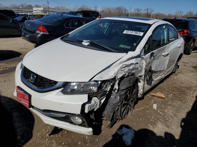 Photo 1 from auction – 2013 HONDA CIVIC EXL with VIN 19XFB2F90DE271157