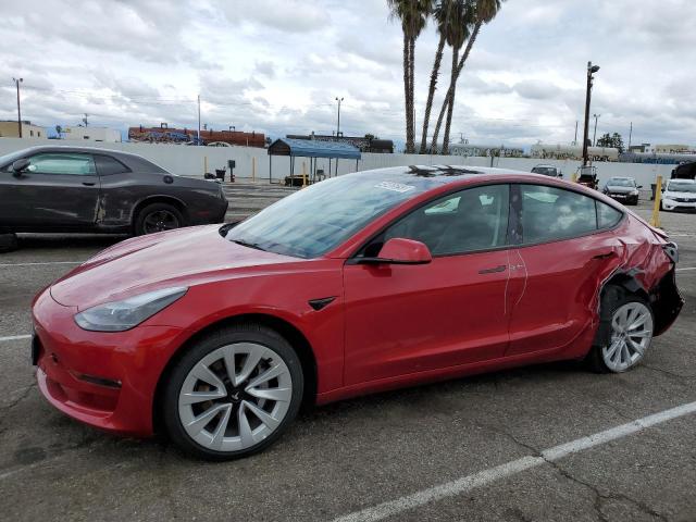 TESLA MODEL 3 2022 with VIN 5YJ3E1EB2NF185112 - Photo from auction