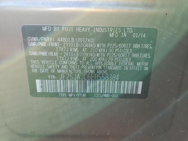 Photo 14 from auction – 2014 SUBARU FORESTER 2 with VIN JF2SJAJC6EH558384
