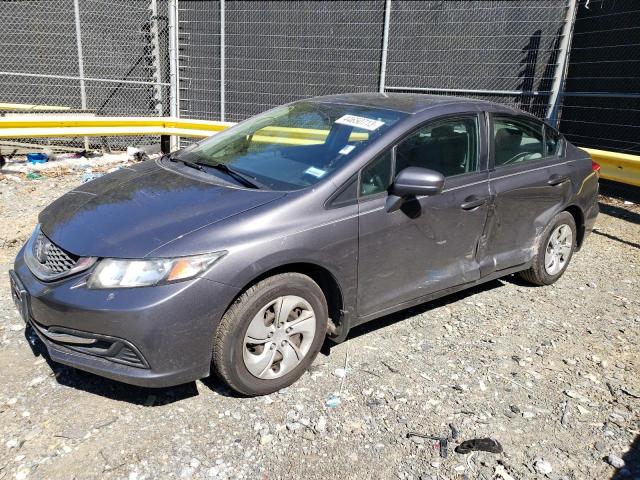Photo 1 from auction – 2015 HONDA CIVIC LX with VIN 19XFB2F58FE009824