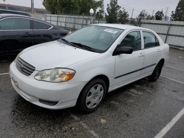 TOYOTA COROLLA 2003 with VIN 1NXBR32EX3Z024341 - Photo from auction