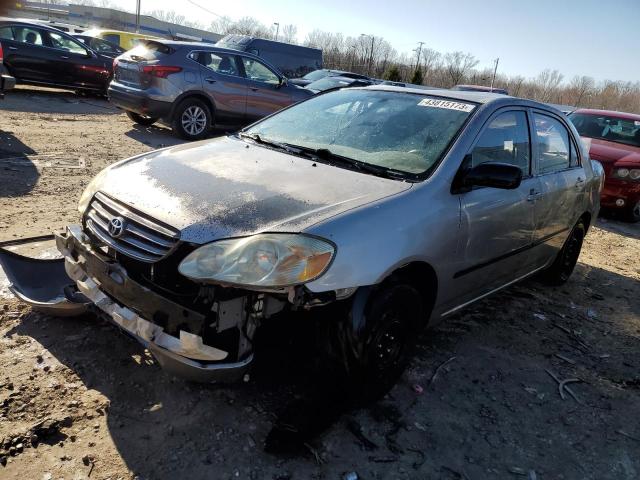 TOYOTA COROLLA 2003 with VIN 1NXBR32E73Z034390 - Photo from auction