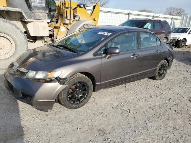 HONDA CIVIC LX 2010 with VIN 19XFA1F55AE085927 - Photo from auction