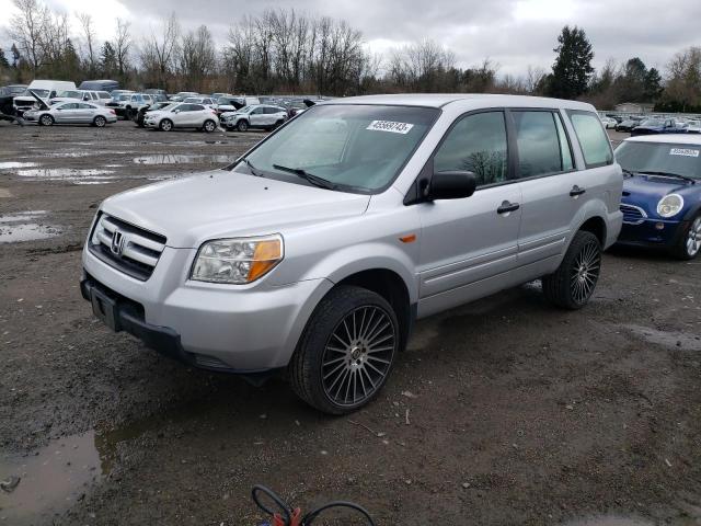 HONDA PILOT LX 2006 with VIN 2HKYF18116H506825 - Photo from auction
