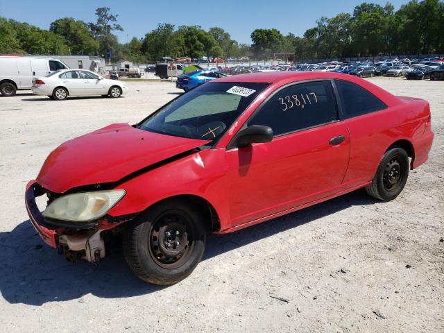 Photo 1 from auction – 2004 HONDA CIVIC COUP with VIN 1HGEM211X4L043652