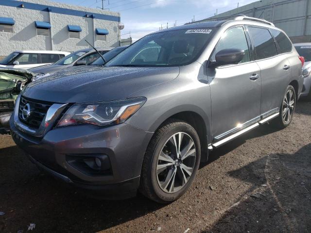 NISSAN PATHFINDER 2018 with VIN 5N1DR2MM1JC603101 - Photo from auction
