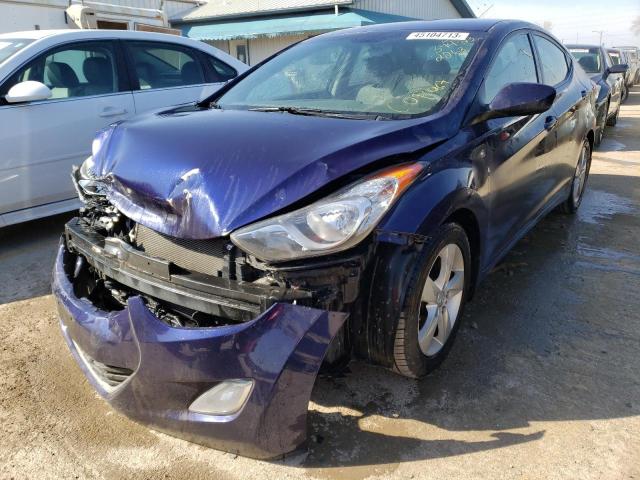 HYUNDAI ELANTRA GL 2012 with VIN 5NPDH4AE1CH142263 - Photo from auction