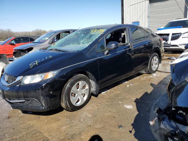 HONDA CIVIC LX 2013 with VIN 19XFB2F50DE219427 - Photo from auction