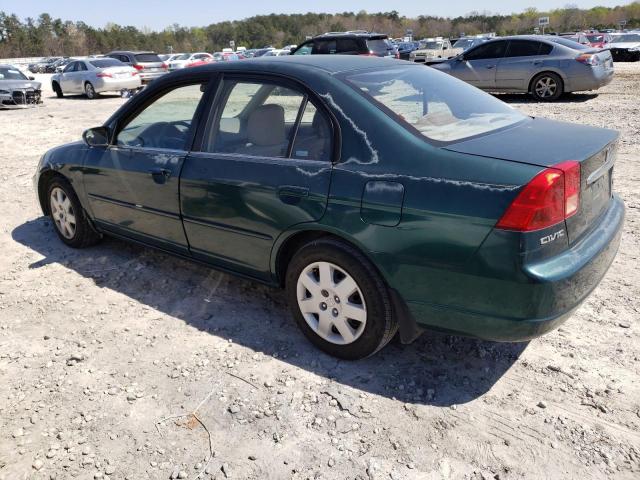 Photo 2 from auction – 2002 HONDA CIVIC EX with VIN 2HGES26782H567752