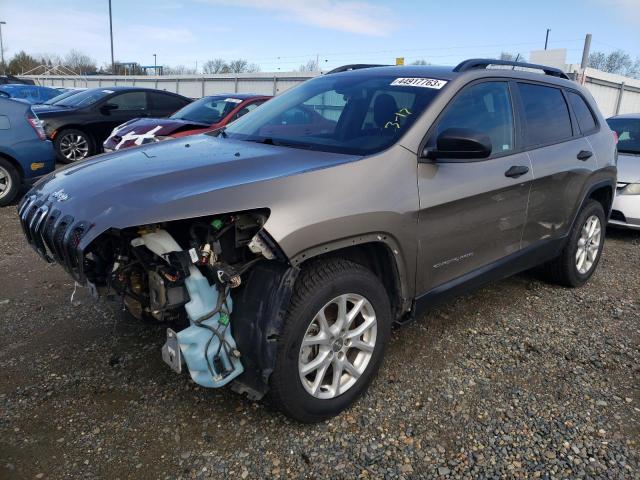 Photo 1 from auction – 2016 JEEP CHEROKEE S with VIN 1C4PJMAS4GW251176