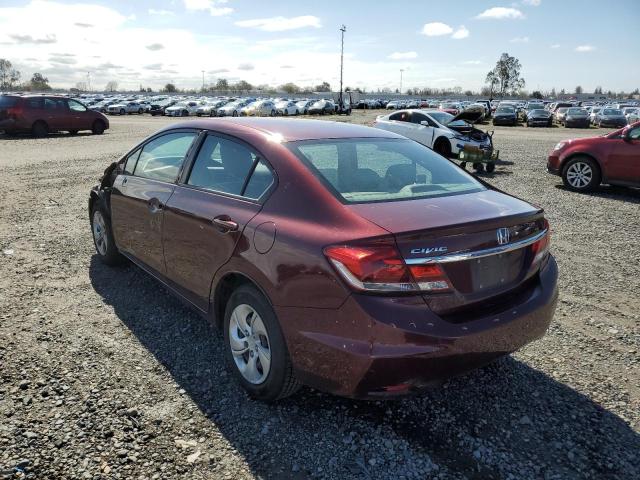 Photo 2 from auction – 2014 HONDA CIVIC LX with VIN 19XFB2F58EE222061