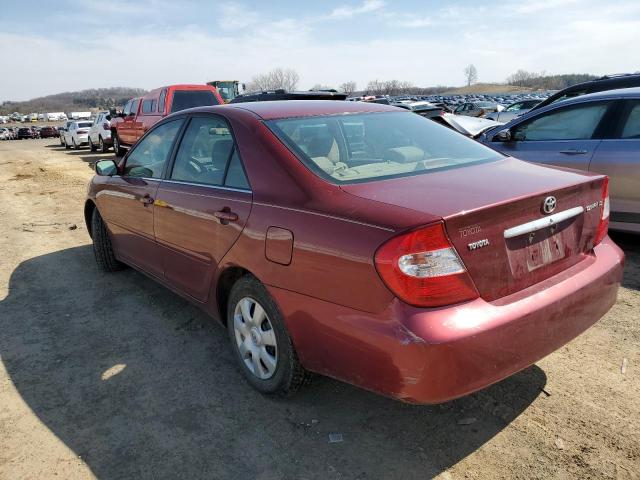 Photo 2 from auction – 2002 TOYOTA CAMRY LE with VIN 4T1BE32K82U640278