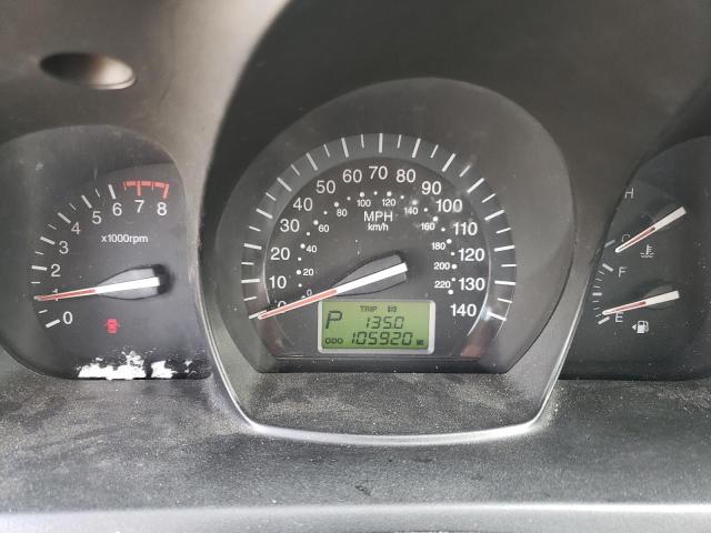 Photo 9 from auction – 2009 KIA SPECTRA EX with VIN KNAFE221195591689