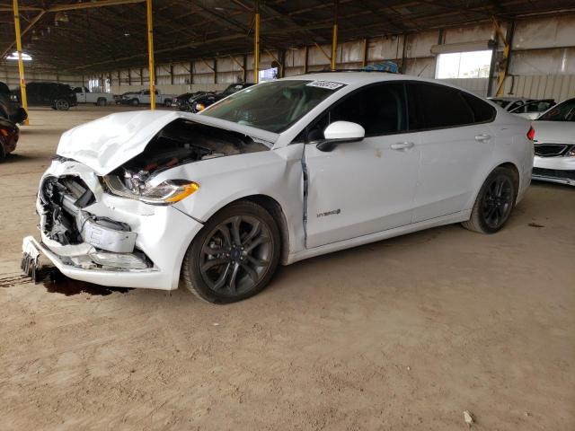 FORD FUSION SE 2018 with VIN 3FA6P0LU2JR169528 - Photo from auction