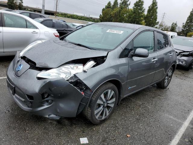 NISSAN LEAF SV 2016 with VIN 1N4BZ0CP9GC315143 - Photo from auction