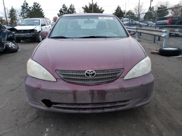 Photo 5 from auction – 2002 TOYOTA CAMRY LE with VIN 4T1BE32K02U008553