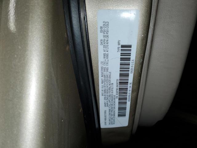 Photo 14 from auction – 2008 SUBARU OUTBACK 3. with VIN 4S4BP86C484360781